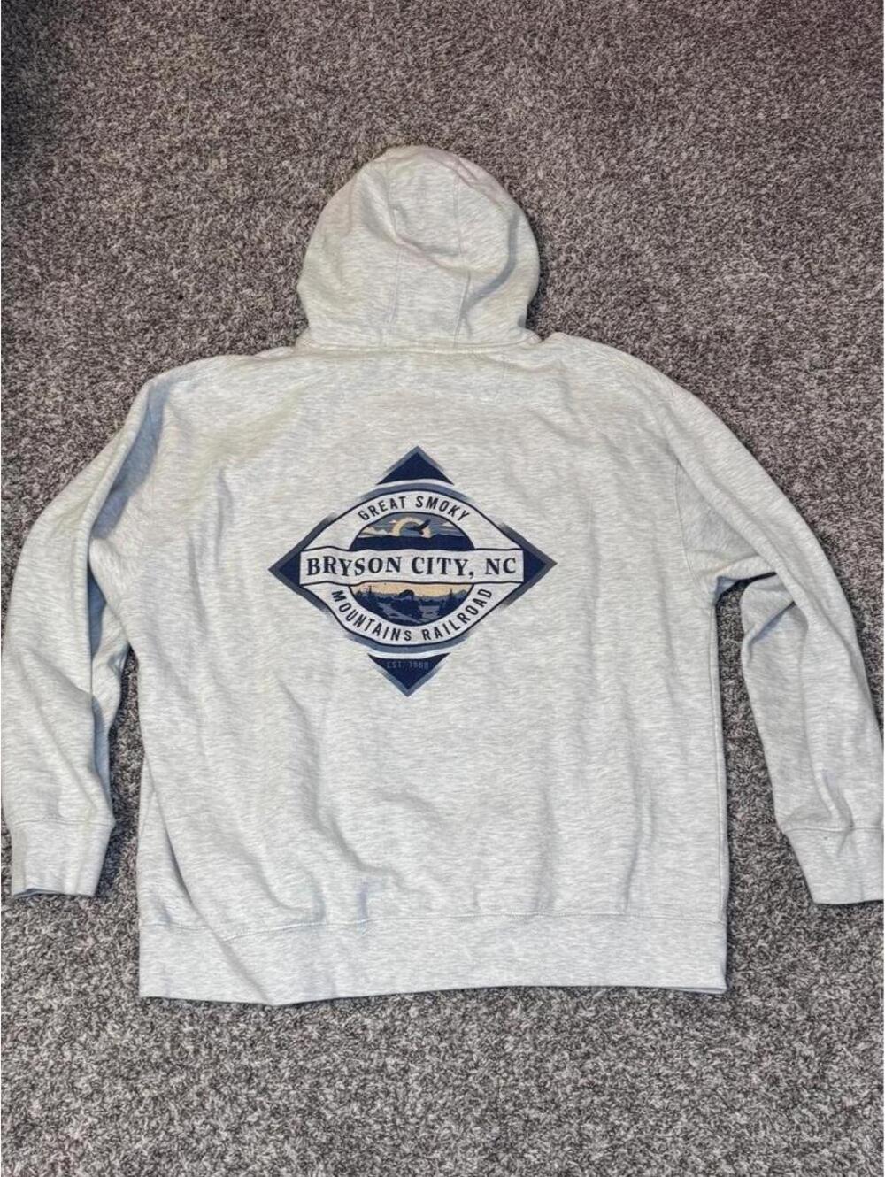 Great Smoky Mountains Railroad Hoodie – Bryson City, NC 🌄🚂
